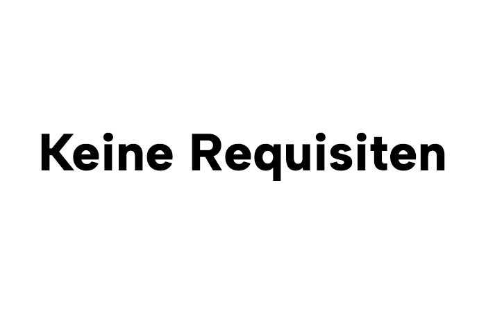 Keine Requisiten