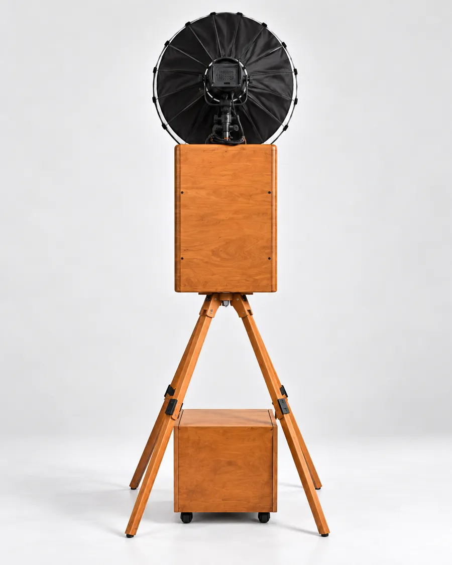 Profi Fotobox – Rückansicht