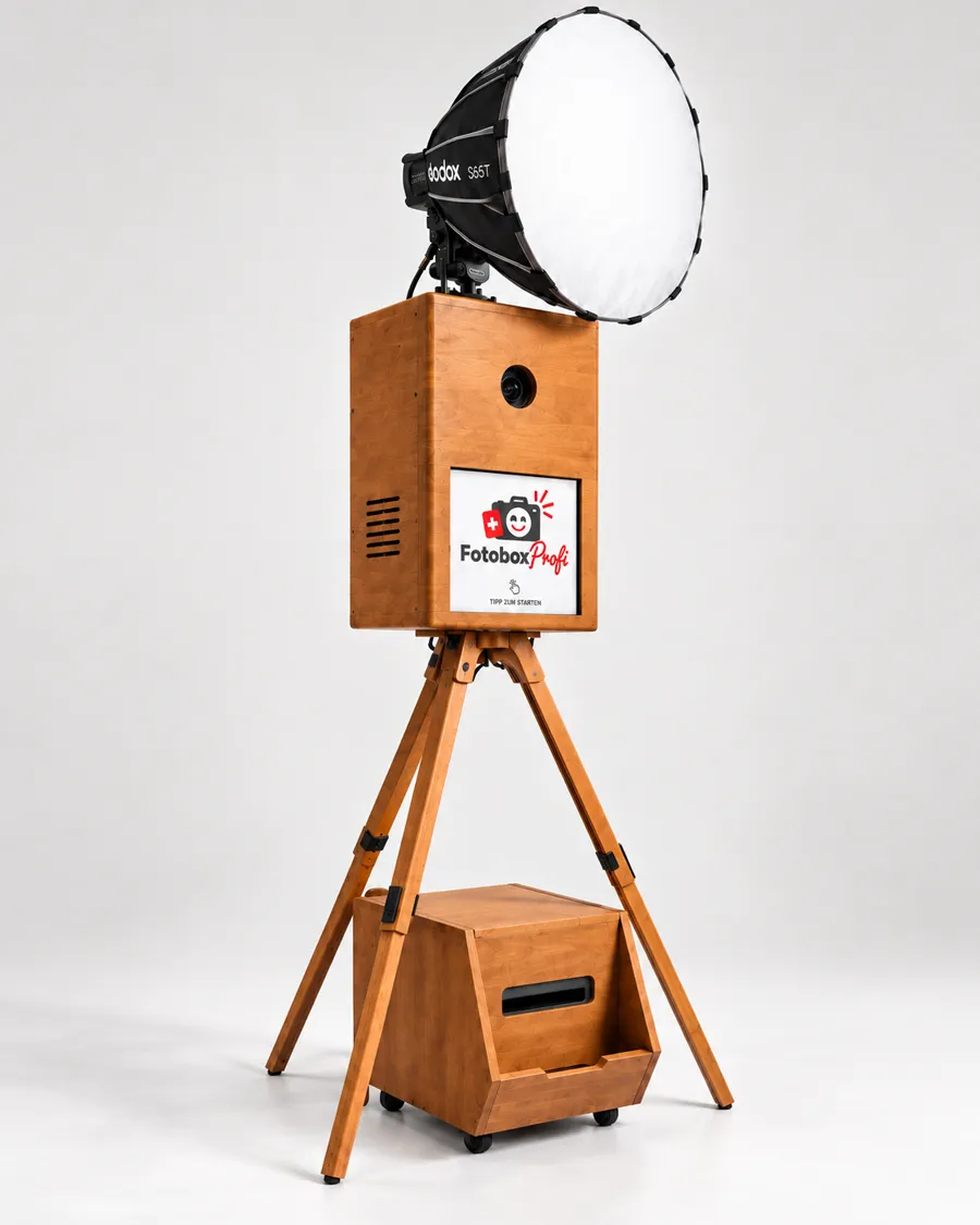 Profi Fotobox – Seitlich links