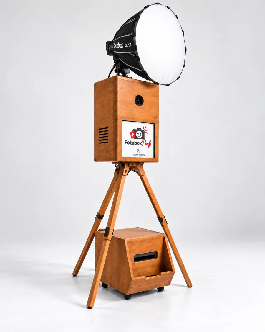 Profi Fotobox – Schräg links